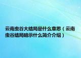 云南蟲谷大結(jié)局是什么意思（云南蟲谷結(jié)局暗示什么簡(jiǎn)介介紹）