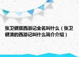 張衛(wèi)健版西游記全名叫什么（張衛(wèi)健演的西游記叫什么簡介介紹）