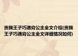 貴族王子巧遇窮公主全文介紹(貴族王子巧遇窮公主全文詳細情況如何)