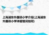 上海浦東外國語小學(xué)介紹(上海浦東外國語小學(xué)詳細(xì)情況如何)