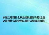 永恒之塔用什么職業(yè)組隊最好介紹(永恒之塔用什么職業(yè)組隊最好詳細情況如何)