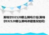 英特爾I32120那么弱嗎介紹(英特爾I32120那么弱嗎詳細情況如何)