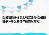 紐曼智能手環(huán)怎么調(diào)試介紹(紐曼智能手環(huán)怎么調(diào)試詳細情況如何)