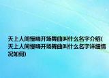 天上人間慢嗨開場舞曲叫什么名字介紹(天上人間慢嗨開場舞曲叫什么名字詳細情況如何)