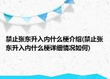 禁止張東升入內(nèi)什么梗介紹(禁止張東升入內(nèi)什么梗詳細(xì)情況如何)