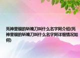 死神里銀的斬魄刀叫什么名字阿介紹(死神里銀的斬魄刀叫什么名字阿詳細情況如何)