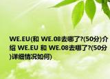 WE.EU(和 WE.08去哪了?(50分)介紹 WE.EU 和 WE.08去哪了?(50分)詳細(xì)情況如何)