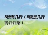 8磅有幾斤（8磅是幾斤簡介介紹）