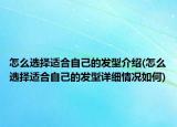 怎么選擇適合自己的發(fā)型介紹(怎么選擇適合自己的發(fā)型詳細(xì)情況如何)