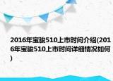 2016年寶駿510上市時間介紹(2016年寶駿510上市時間詳細情況如何)