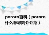 pororo百科（pororo什么意思簡(jiǎn)介介紹）