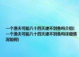 一個(gè)漁夫可能八十四天逮不到魚嗎介紹(一個(gè)漁夫可能八十四天逮不到魚嗎詳細(xì)情況如何)