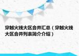 穿越火線大區(qū)合并匯總（穿越火線大區(qū)合并列表簡介介紹）