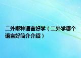 二外哪種語(yǔ)言好學(xué)（二外學(xué)哪個(gè)語(yǔ)言好簡(jiǎn)介介紹）