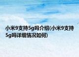 小米9支持5g嗎介紹(小米9支持5g嗎詳細(xì)情況如何)