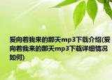 愛向著我來的那天mp3下載介紹(愛向著我來的那天mp3下載詳細情況如何)