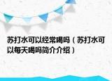 蘇打水可以經(jīng)常喝嗎（蘇打水可以每天喝嗎簡介介紹）