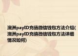 澳洲payID充值微信錢包方法介紹(澳洲payID充值微信錢包方法詳細情況如何)