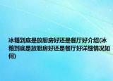 冰箱到底是放廚房好還是餐廳好介紹(冰箱到底是放廚房好還是餐廳好詳細(xì)情況如何)