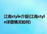 江南style介紹(江南style詳細(xì)情況如何)