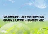 求歌詞黃梅戲月兒彎彎照九州介紹(求歌詞黃梅戲月兒彎彎照九州詳細(xì)情況如何)