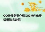 QQ掛件免費(fèi)介紹(QQ掛件免費(fèi)詳細(xì)情況如何)