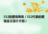 512的愛情寓意（512代表的愛情含義簡介介紹）