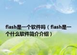 flash是一個軟件嗎（flash是一個什么軟件簡介介紹）