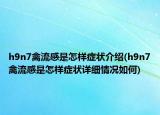 h9n7禽流感是怎樣癥狀介紹(h9n7禽流感是怎樣癥狀詳細(xì)情況如何)