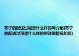 蘇寧的配送過(guò)程是什么樣的啊介紹(蘇寧的配送過(guò)程是什么樣的啊詳細(xì)情況如何)