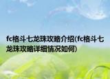 fc格斗七龍珠攻略介紹(fc格斗七龍珠攻略詳細(xì)情況如何)