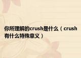 你所理解的crush是什么（crush有什么特殊意義）