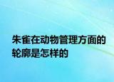 朱雀在動物管理方面的輪廓是怎樣的