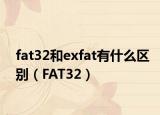 fat32和exfat有什么區(qū)別（FAT32）