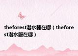 theforest潛水器在哪（theforest潛水服在哪）