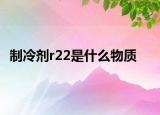 制冷劑r22是什么物質(zhì)