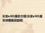 長安e301報價介紹(長安e301報價詳細情況如何)