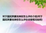 對于國民賢妻劉濤你怎么評價介紹(對于國民賢妻劉濤你怎么評價詳細情況如何)