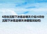 6月份沈陽(yáng)下冰雹是哪天介紹(6月份沈陽(yáng)下冰雹是哪天詳細(xì)情況如何)