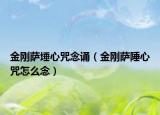 金剛薩埵心咒念誦（金剛薩陲心咒怎么念）