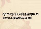 QBZ95為什么不同介紹(QBZ95為什么不同詳細情況如何)