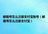 郵箱號(hào)怎么注冊(cè)支付寶賬號(hào)（郵箱號(hào)怎么注冊(cè)支付寶）