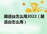 釀造臺怎么用2022（釀造臺怎么用）