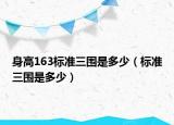 身高163標準三圍是多少（標準三圍是多少）