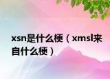 xsn是什么梗（xmsl來自什么梗）