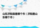 山東濟(jì)陽(yáng)縣是哪個(gè)市（濟(jì)陽(yáng)是山東哪個(gè)市）