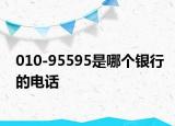 010-95595是哪個(gè)銀行的電話