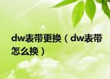 dw表帶更換（dw表帶怎么換）