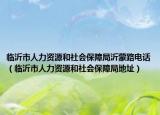 臨沂市人力資源和社會保障局沂蒙路電話（臨沂市人力資源和社會保障局地址）