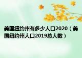 美國(guó)紐約州有多少人口2020（美國(guó)紐約州人口2019總?cè)藬?shù)）